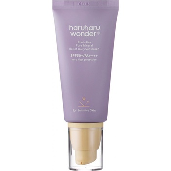 Haruharu Wonder Black Rice Pure Mineral Relief Daily Sunscreen SPF50+ 50 ml