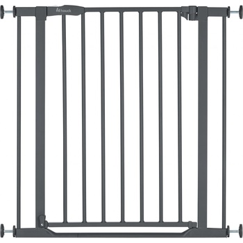 Hauck Zábrana na dveře rozpěrná šedá a stříbrná