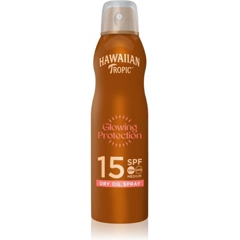 Hawaiian Tropic Protective voděodolný ochranný suchý olej na opalování with Argan Oil SPF15 177 ml