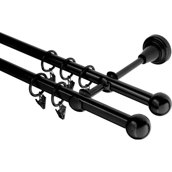 HEBR Garnýž Koule černá dvojitá 300 cm