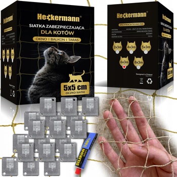 Heckermann Bezpečnostní síť 6 x 3 cm