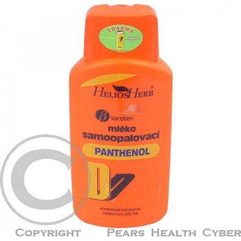 Helios Herb samoopalovací mléko 200 ml