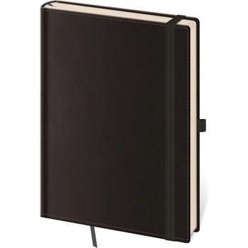 Helma 365 Linkovaný zápisník Double Black A5