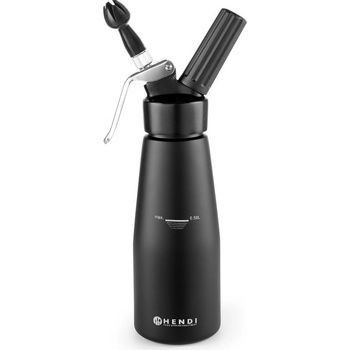 Hendi Šlehačková láhev 0,5L, Kitchen Line černá