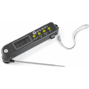 Hendi Teploměr se skládací sondou, -50/300˚C, 160x40x(H)25mm