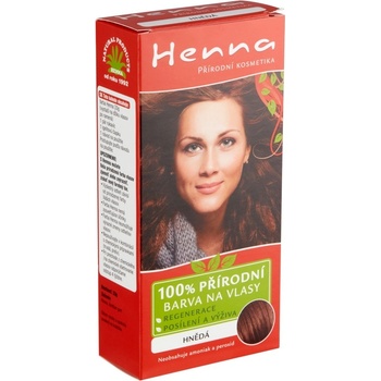 Henna 100% přírodní barva na vlasy hnědá 33 g