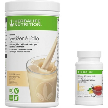 Herbalife sada Formula 1 550 g a Bylinný koncentrát instantní čaj 51 g