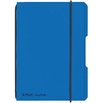 Herlitz sešit flex A6 čtverečkovaný PP modrý