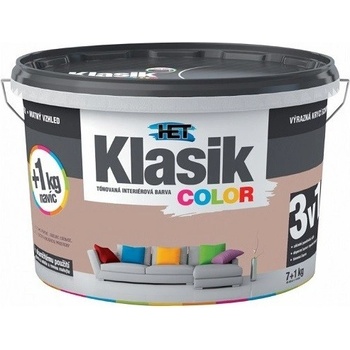 Het Klasik Color - KC 257 hnědý ořechový 1,5 kg