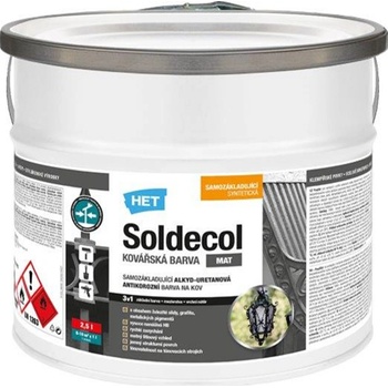 Het Soldecol Kovářská Barva 2,5L kovově šedá 1999 antracit