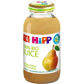HiPP 100% Hrušková šťáva BIO 4m 200 ml