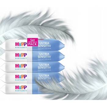 HiPP BABYSANFT Čistící vlhčené ubrousky Ultra sensitive 5 x 48 ks 240 ks