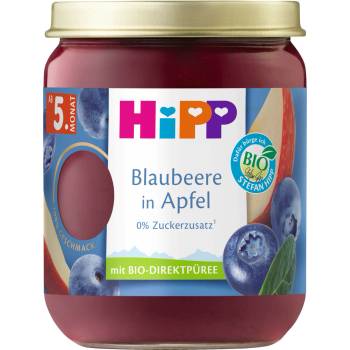 HiPP BIO Jablko s borůvkami 160 g