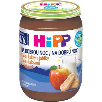 Hipp Bio na dobrou noc s keksy a jablky 190 g