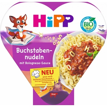HiPP Bio těstoviny ABC s boloňskou omáčkou 250 g