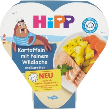 HiPP Brambory se zeleninou a jemným lososem 250 g