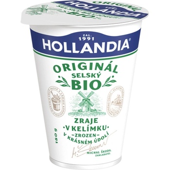Hollandia Bio selský jogurt bílý 180 g