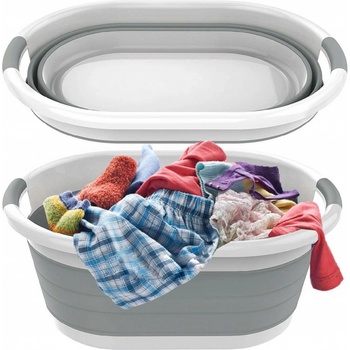 HomePRO Silikonový skládací koš na prádlo silikonová vanička 25L
