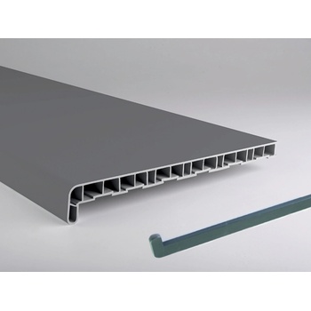 HOPA Krytka boční k vnitřním plastovým parapetům GREENLINE antracit, 40 cm