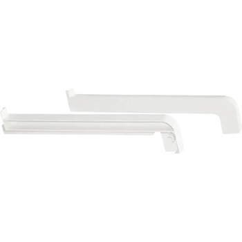 HOPA Krytky boční k venkovním plechovým parapetům bílé, 260mm, 2ks