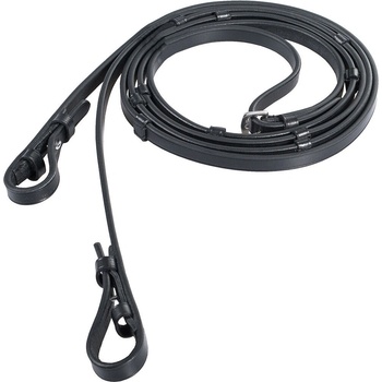 HORZE otěže kožené černá