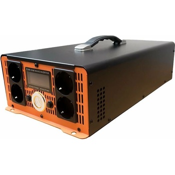 HOULI Power Inverter 12V/230V, 3000W/6000W, čistá sinusoida, 4 zásuvky HPGC0030U