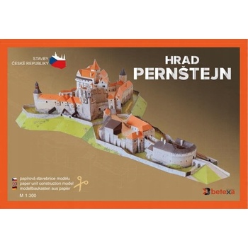 Hrad Pernštejn vystřihovánky Robert Navrátil