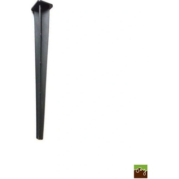 Hřeb plastový černý 1ks 19cm průměr 15mm