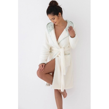 Huňatý dámský župan Amelia vanilkový