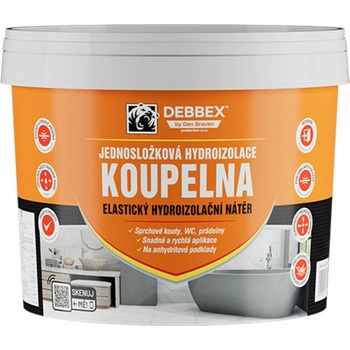 Hydroizolace jednosložková Den Braven koupelna 2,5 kg