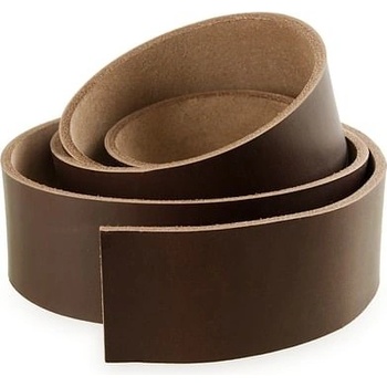 imago Hovězí kůže na opasek hnědá 4 cm délka 130 cm