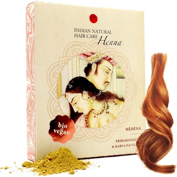 Indian Natural Hair Care Henna měděná 200 mg