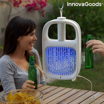 InnovaGoods Lampa proti komárům a dobíjecí raketa na zabíjení hmyzu 2 v 1 Swateck