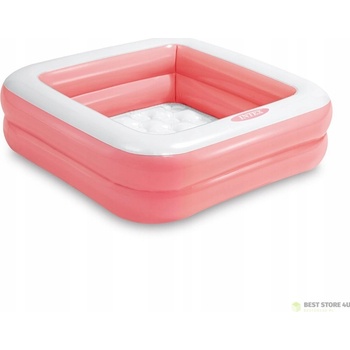 Intex 57100 čtverec 85 x 85 x 23 cm růžový