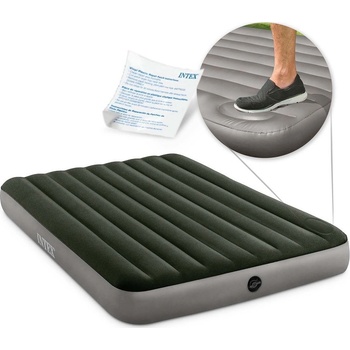 Intex 64763 Nafukovací postel Dura-Beam Queen Downy 152 x 203 x 25 cm s nožní pumpou