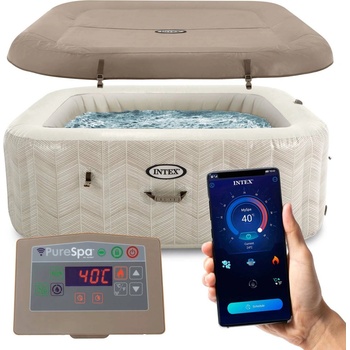 Intex Chevron Bubble Deluxe 28446