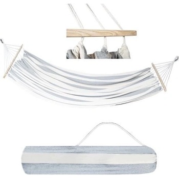 Iso Trade Hamaka Rio šedobílá