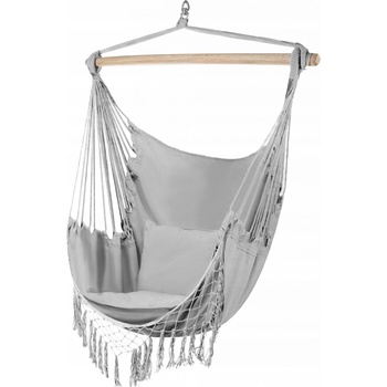 Iso Trade Houpací síť brazilská židle Gardlov 23671 šedé