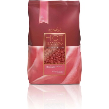 Italwax FilmWax depilační vosk samostržný voskové granule Růže 1 kg