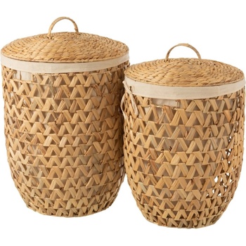 J-Line Set 2 košů na prádlo z přírodních vláken Lando 54 / 60 cm