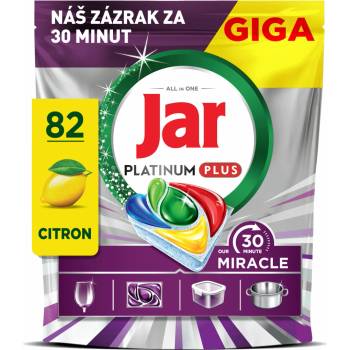Jar Platinum Plus 30 Minute Miracle kapsle do myčky 82 ks