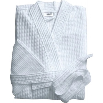 Jerry Fabrics Vaflový župan JF bílá