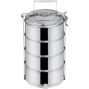 Jídlonosič nerez+víka 4x1,3 l, pr. 16 cm