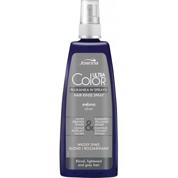 Joanna Ultra Color Silver Hair Rinse Spray tónovací přeliv ve spreji stříbrný 150 ml