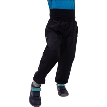 Jožánek Jarní letní dětské softshellové kalhoty černé