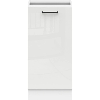 Junona Line Tafla skříňka D1D/50/82 P, bílá/bílá křída lesk