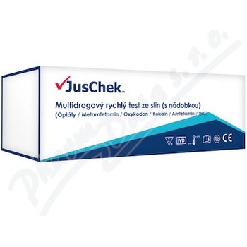 JusChek Multidrogový rychlý test ze slin 1 ks