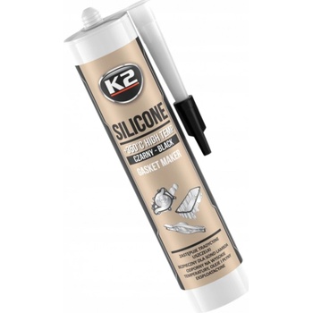 K2 SILICONE Black Silikonový tmel na motory 300g černý
