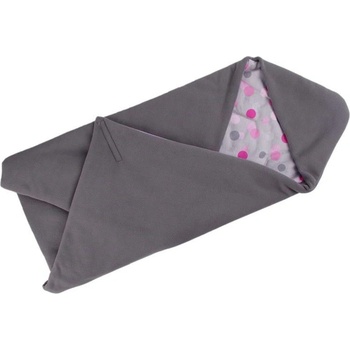 Kaarsgaren Zimní zavinovačka šedá puntíky