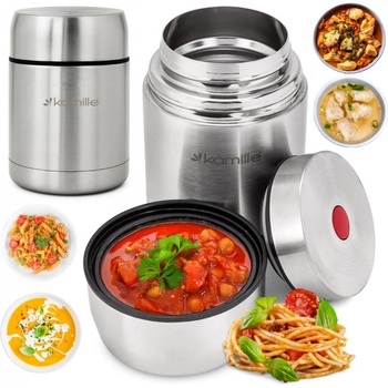 Kamille Termoska na jídlo odstíny šedé 500 ml